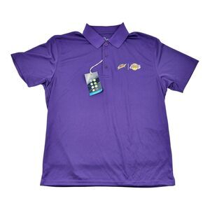 Vintage Mtn Dew Lakers Golf Polo Men’s Small Mountain Dew Purple Y2K
